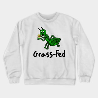 Funny Junk Food Grasshopper Crewneck Sweatshirt